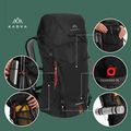 Zaino da trekking KADVA Sendero 35 l nero 22