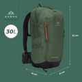 Zaino da trekking KADVA Escapada 30 l verde 28