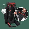 Zaino da trekking KADVA Vagabundo 40 l nero 26