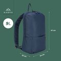KADVA CityQuest 9 l zaino da città blu navy 7