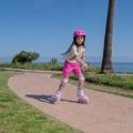 Pattini in linea per bambini ATTABO Flashled regolabile rosa 16