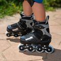 Pattini in linea per bambini regolabili ATTABO Bladeroll nero/blu 14