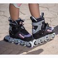 Pattini in linea per bambini ATTABO Bladeroll regolabili nero/viola 13