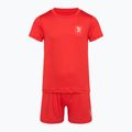 Completo da calcio per bambini OneTeam Precision Set maglia e pantaloncini rosso 6