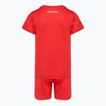 Completo da calcio per bambini OneTeam Precision Set maglia e pantaloncini rosso 7
