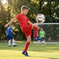 Completo da calcio per bambini OneTeam Precision Set maglia e pantaloncini rosso 14