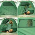KADVA Tenda da campeggio per 3 persone Kavio 3 verde 21