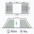 Tenda da campeggio KADVA Kavio 6 plus grigia 2