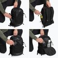Zaino da trekking KADVA con tasca per laptop 25 l nero 8