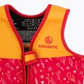 Gilet di galleggiamento per bambini AQUASTIC Junior rosa/giallo 3