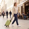 Valigia da viaggio per cabina Kadva Domingo Lime 17