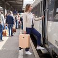 Valigia da viaggio per cabina Kadva Domingo Pink 15