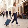 Valigia da viaggio per cabina Kadva Domingo Blue 17