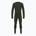 Set intimo termico WOOLCANO uomo 100% Merino SET0540 verde 11