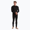 Felpa termica uomo 100% LANA MERINO TOP0538 nero 2