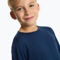 Set di biancheria intima termica per bambini WOOLCANO Merino 100% SET0683 blu navy 5