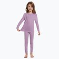 Set intimo termico per bambini LANA Merino 100% SET0683 viola