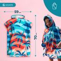 AQUASTIC Poncho da bambino con palma Sunny JR 13