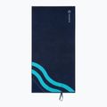 AQUASTIC Asciugamano Wavey blu navy/blu 2