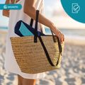 AQUASTIC Asciugamano Wavey blu navy/blu 11
