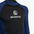 Muta da nuoto da uomo AQUASTIC Wavey LG 2 mm nero/blu 4