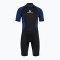 Muta da nuoto da uomo AQUASTIC Wavey 2 mm nero/blu 2