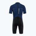 Muta da nuoto da uomo AQUASTIC Wavey 2 mm nero/blu 3