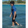Muta da nuoto da uomo AQUASTIC Wavey 2 mm nero/blu 6