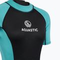 Muta da nuoto da donna AQUASTIC Wavey WMNS 2 mm nero/menta 4