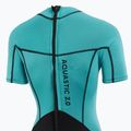 Muta da nuoto da donna AQUASTIC Wavey WMNS 2 mm nero/menta 5