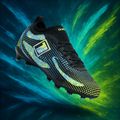 Scarpe da calcio da bambino OneTeam Robero Teen FG/AG nero/blu 4