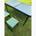 Tavolo da campeggio pieghevole + sedie KADVA CAMPtable set per 4-6 persone grigio 8