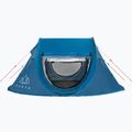 Tenda da campeggio per 3 persone KADVA Tartuga 3 blu 8