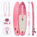 AQUASTIC SUP board Perth Pro 11'2" allround rosa 19
