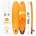 Set tavola SUP gonfiabile AQUASTIC This 12'0" orange 26