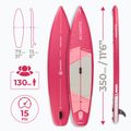Set tavola SUP gonfiabile AQUASTIC Touring 11'6" pink 27