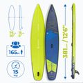 SUP AQUASTIC tavola da turismo 12'6" blu scuro 20