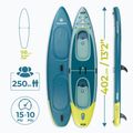 Kayak/SUP ibrido AQUASTIC Raglan 13'2" verde 18