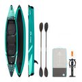 AQUASTIC Cortez 13'9" 420 cm verde kayak gonfiabile ad alta pressione per 2 persone 18