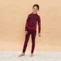 Completo di biancheria intima termica per bambini KADVA Frosty Jrg Set senza cuciture rosa 6