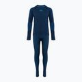 Completo di biancheria termica per bambini KADVA Frosty Jrb Set senza cuciture blu navy 6