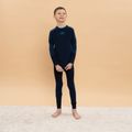 Completo di biancheria termica per bambini KADVA Frosty Jrb Set senza cuciture blu navy 5