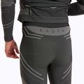Completo di biancheria intima termica maschile KADVA Streif Set senza cuciture nero 9