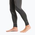 Completo di biancheria intima termica maschile KADVA Streif Set senza cuciture nero 10