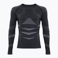 Completo di biancheria intima termica maschile KADVA Streif Set senza cuciture nero 16