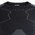 Completo di biancheria intima termica maschile KADVA Streif Set senza cuciture nero 18