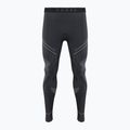 Completo di biancheria intima termica maschile KADVA Streif Set senza cuciture nero 20