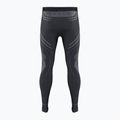 Completo di biancheria intima termica maschile KADVA Streif Set senza cuciture nero 21