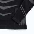 Completo di biancheria intima termica maschile KADVA Streif Set senza cuciture nero 23