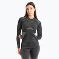Completo di biancheria intima termica da donna KADVA Streif W Set senza cuciture nero 3